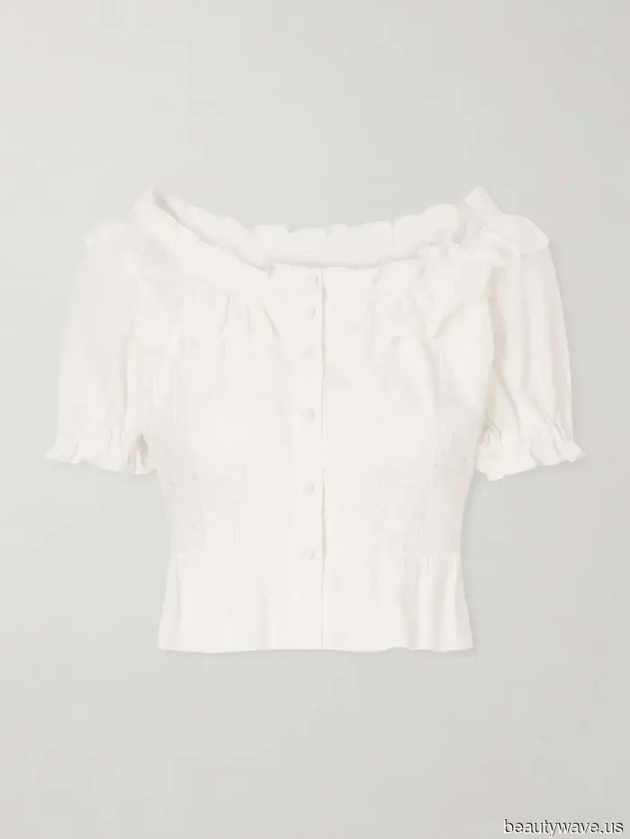 Prendi i tuoi jeans e la borsa a cestino&mdash;Questa tendenza della blusa virale segna l'inizio ufficiale della primavera boho