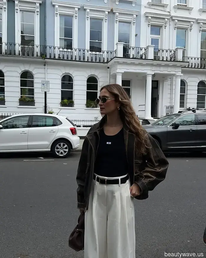 Suddenly, everyone is pairing this chic item with white pants.