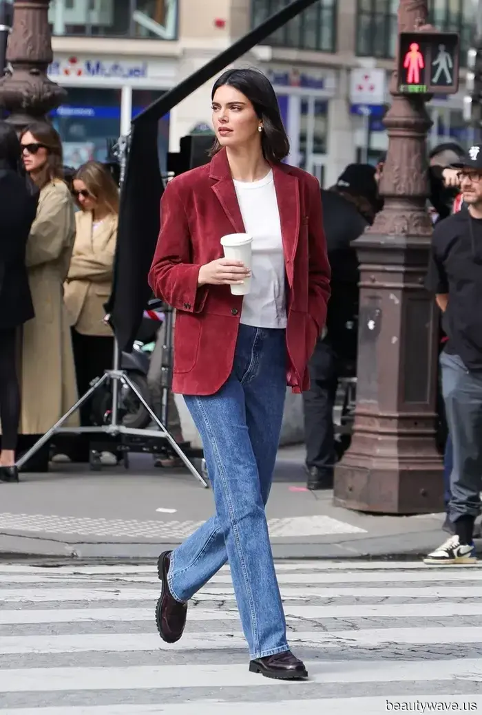 This trend of loafers in shades that are neither black nor brown elevates every outfit by tenfold.