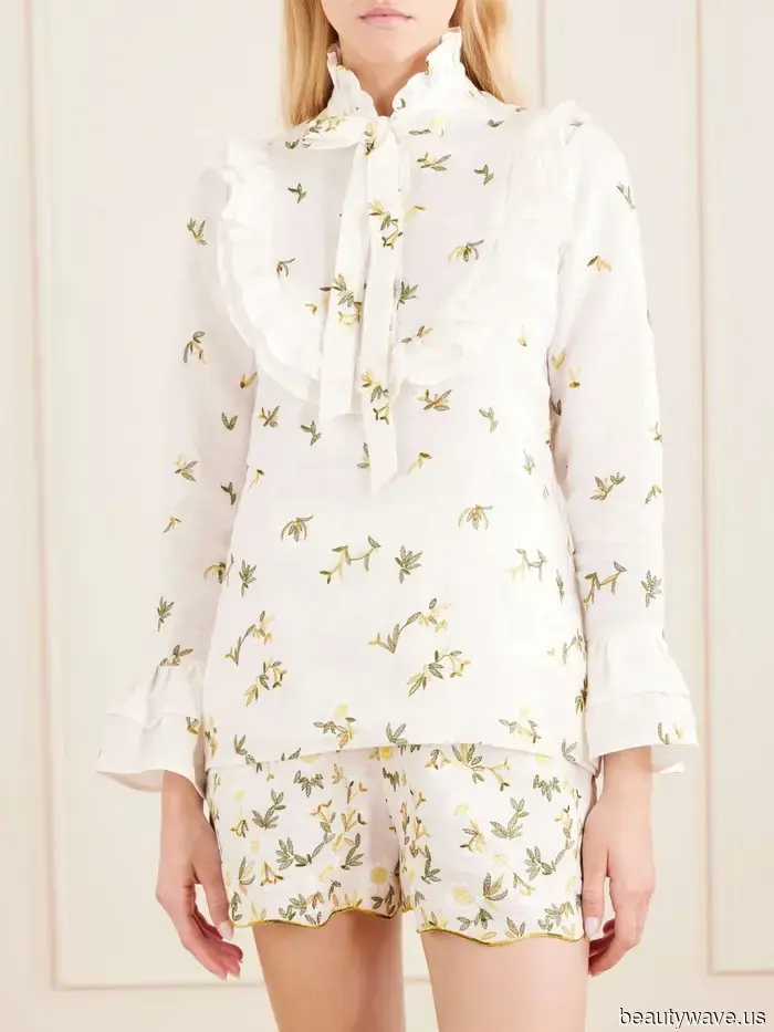 No, not cotton tees: refined dressers will be opting for this lovely top style instead this summer.