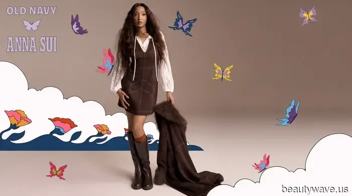 Old Navy's inaugural designer collaboration has arrived, showcasing budget-friendly interpretations of iconic '90s pieces by Anna Sui…