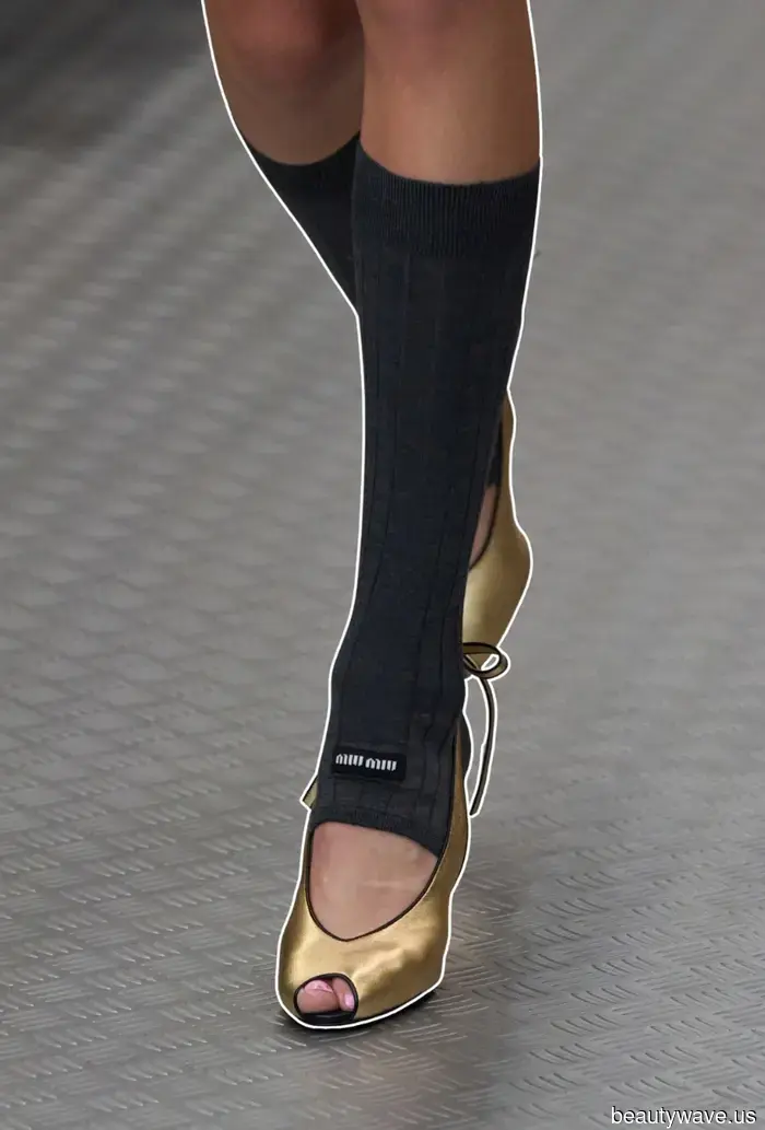 Pedis on Standby: I Believe Flip-Flops and Ballet Flats Appear Most Stylish When Paired With This Controversial Sock Trend.