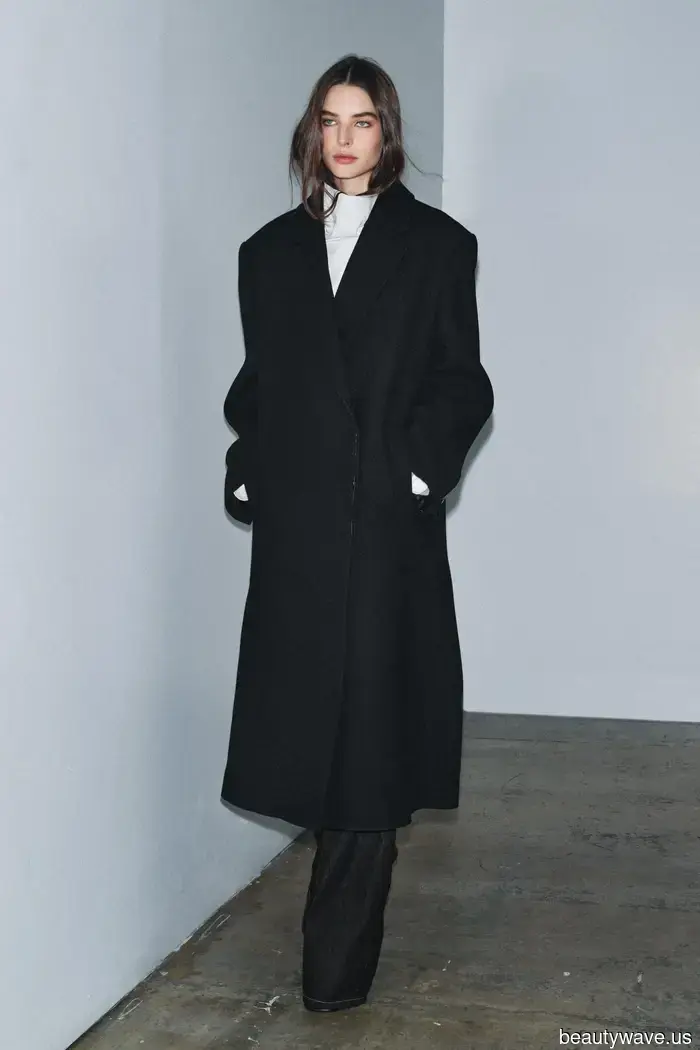 Die Ashley Olsen Methode, um einfache schwarze Mäntel schick und nicht langweilig aussehen zu lassen