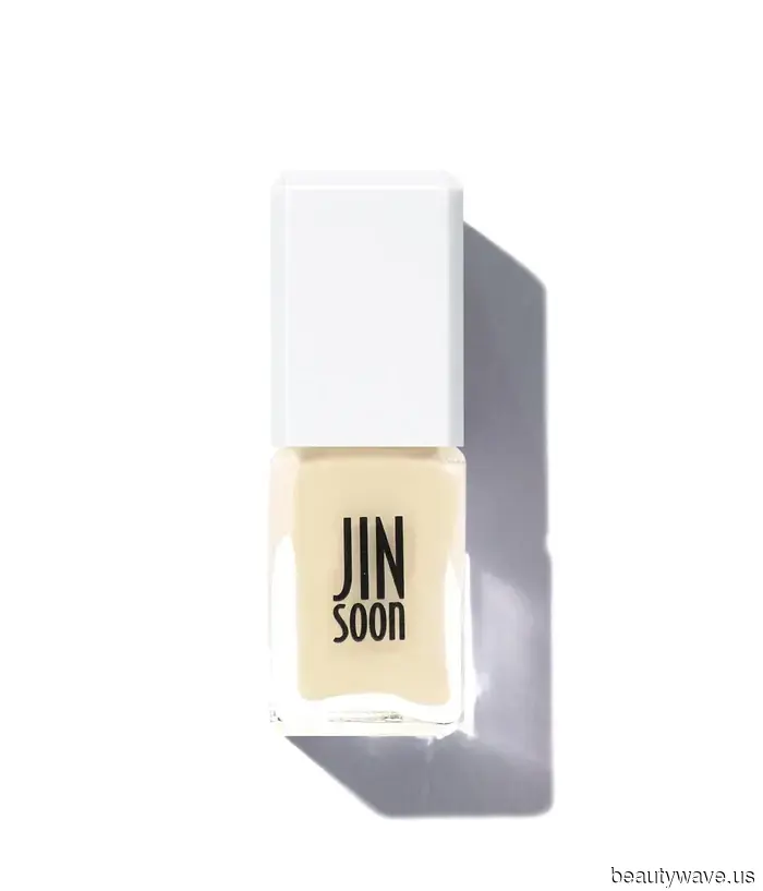 Anne Hathaway sported this sheer pink nail polish priced at $18 during the filming of The Devil Wears Prada 2.