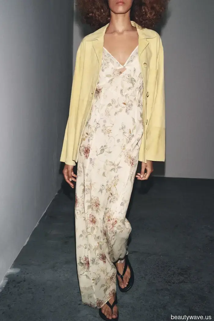 Se continuerai a indossare abiti floreali in inverno, questa giacca e questi stivali sono assolutamente fondamentali.