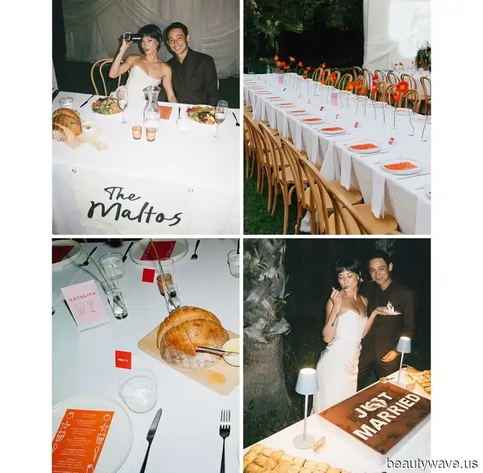 The Bride Donned a Unique Custom Look for Her Upscale Backyard Wedding in Ojai.