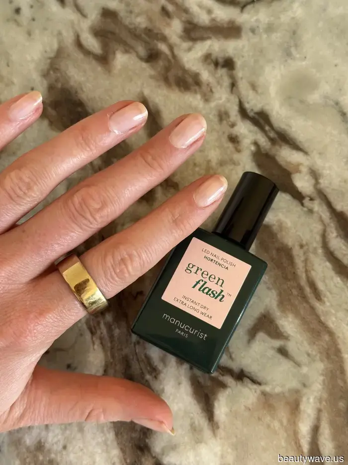 Discovering sheer pink nail polishes is my specialty—this is the shiniest formula I have ever used.