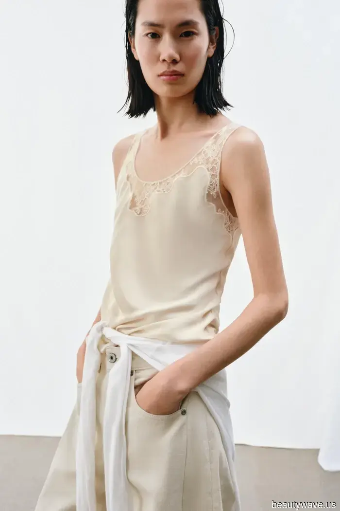 Lace! Transparent! Satin! 31 Stunning Tops to Match With Your Favorite Jeans This Spring