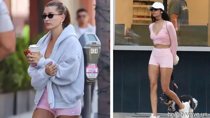 Non leggings neri&mdash;Hailey Bieber e altre ragazze alla moda indossano questo colore chic di pantaloni corti per il Pilates invece.
