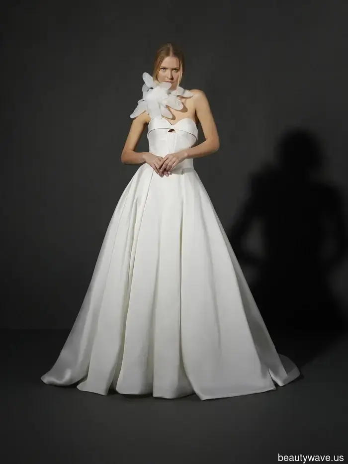 This stunning bride donned a Vera Wang gown and Manolo Blahnik shoes for her sophisticated, timeless countryside wedding.