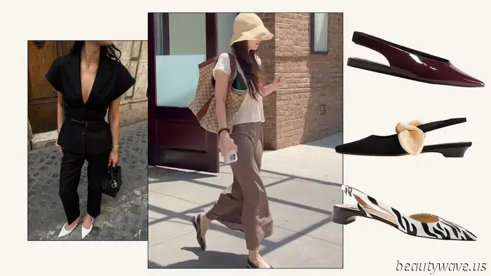 Dakota Johnson Recently Wore the Flat-Shoe Substitute for Sandals That Elevates Skirts and Trousers for a More Refined Look.
