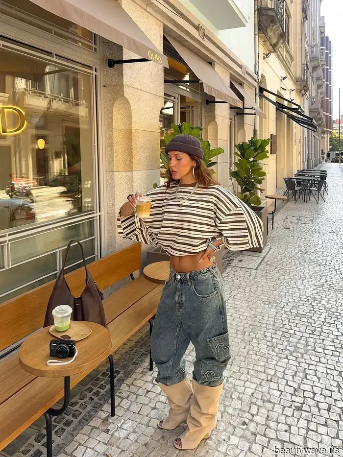 The Distinctive Style That Everyone Fashionable in NYC Will Adopt When Pairing Boots with Jeans This Fall