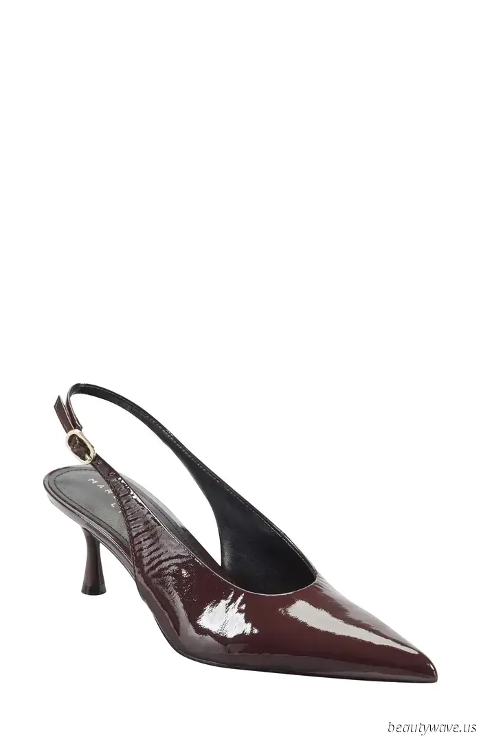 Los tacones negros están bien, pero en Francia, todos saben que este color de zapato se ve mejor con vestidos blancos.